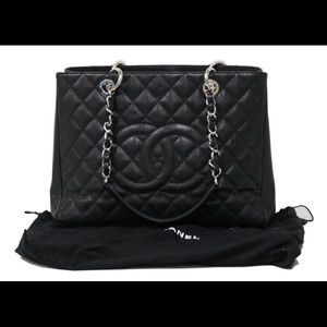 ‼️SOLD‼️Chanel Black Caviar Grand Shopper Tote GST…
